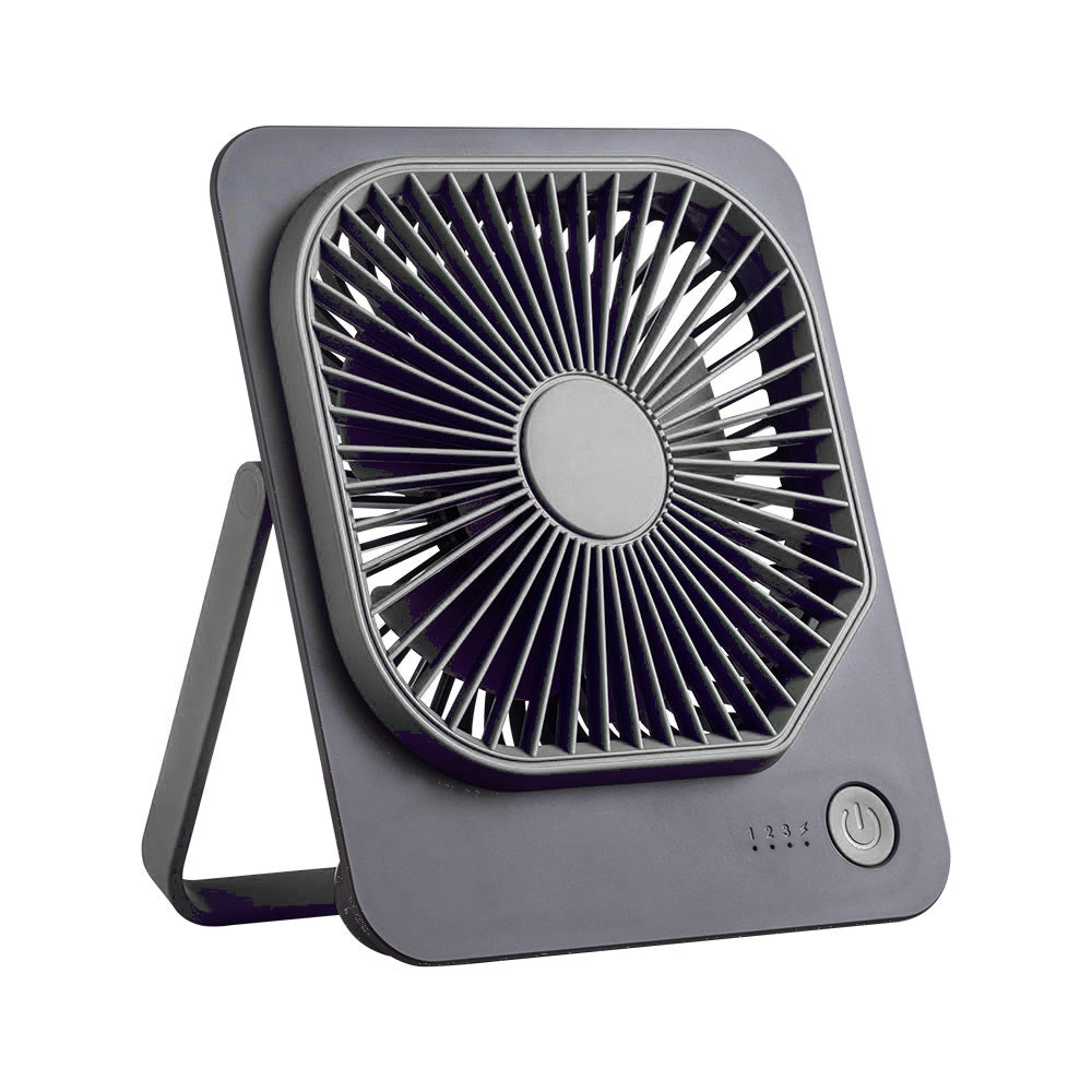 Ventilador portátil Zeneka color gris