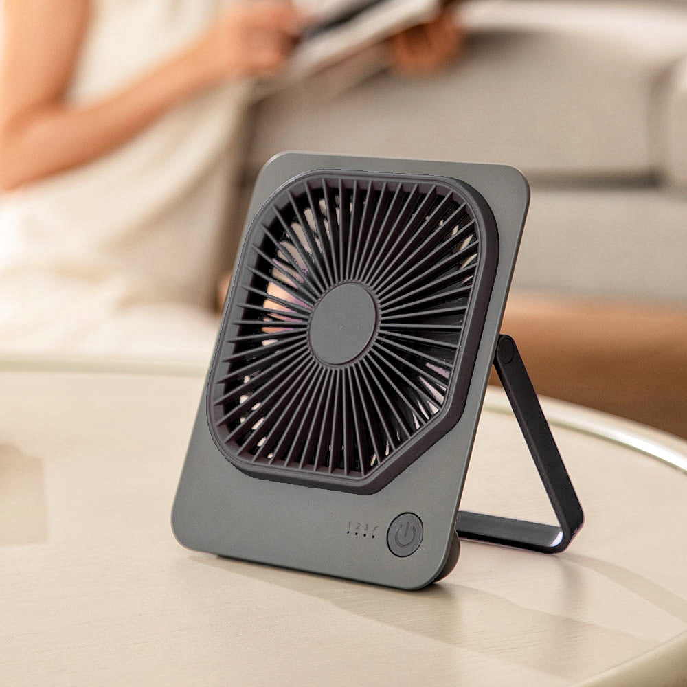 Ventilador portátil Zeneka color gris